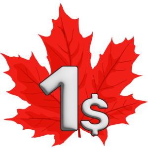 1$ minimum deposit online casinos Canada