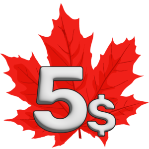 5$ dépôt casino en ligne Canada